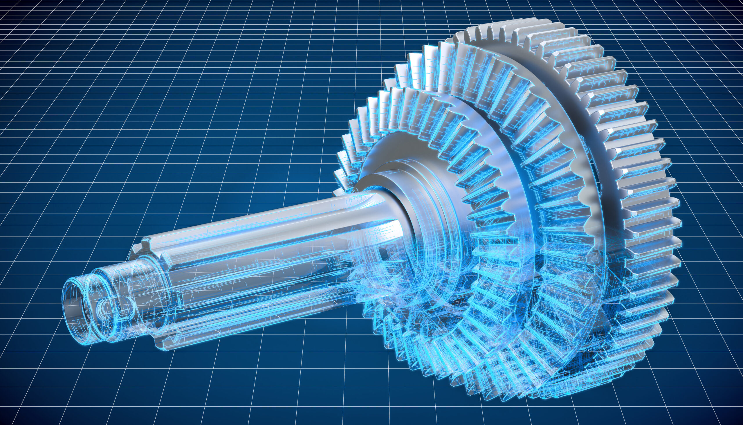 Visualization 3d cad model, 3D rendering