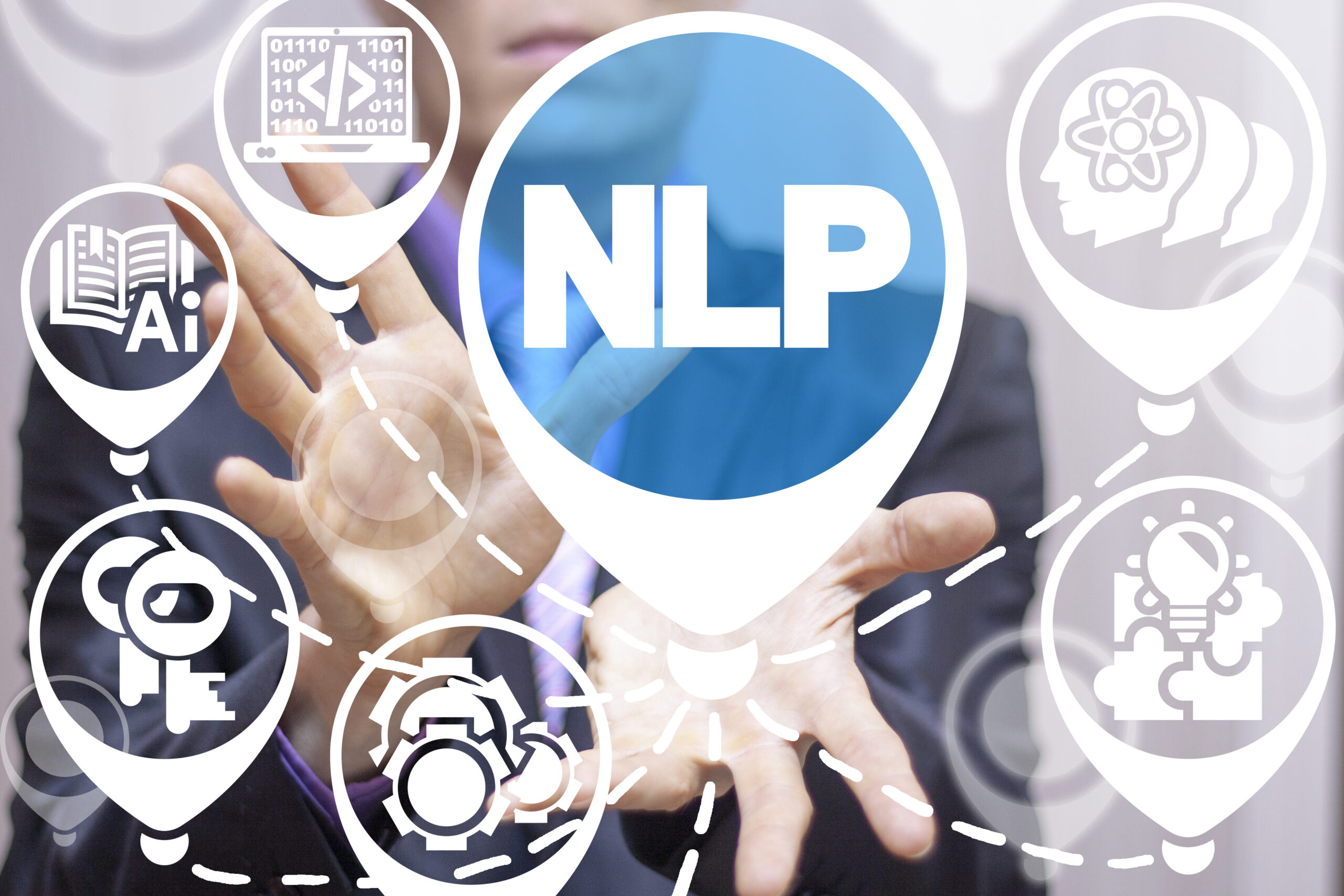 NLP - Neuro Linguistic Programming concept.